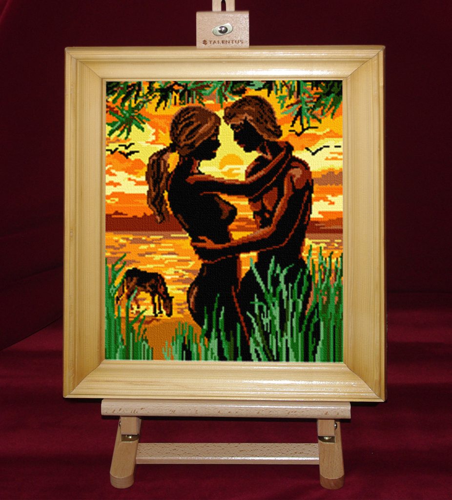 Imbratisare - Set goblen cod produs: 4.17Culori: 17 Dimensiune: 15 x 18 cm