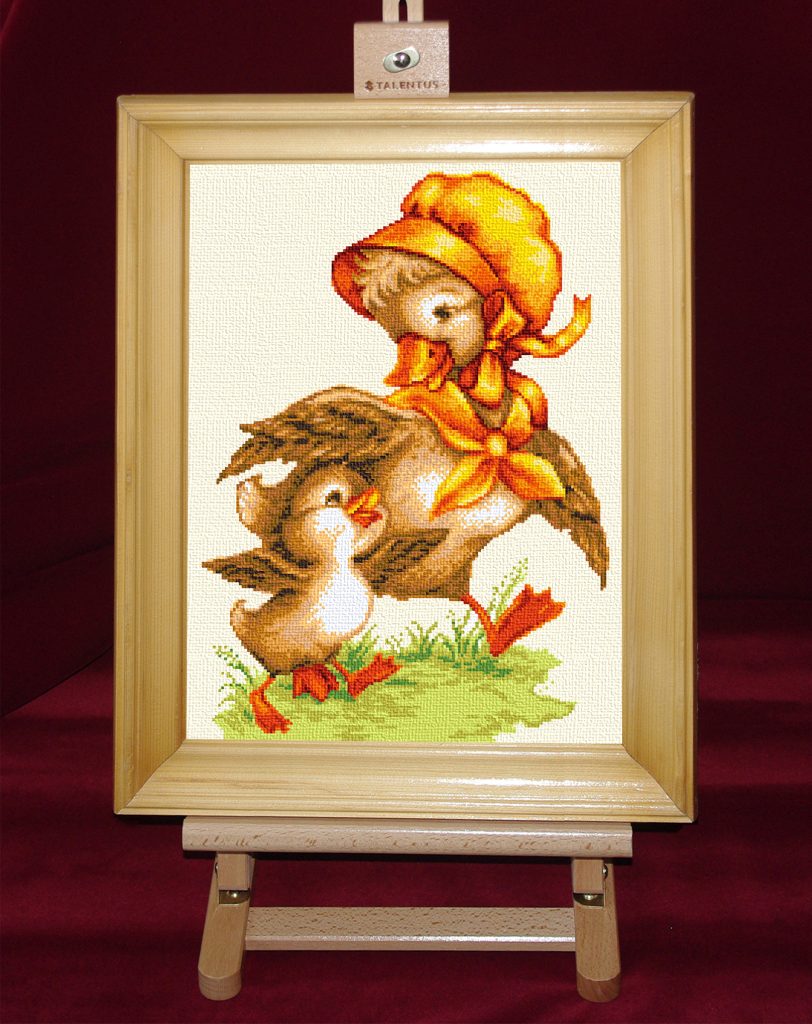 Ratusca grijulie - Set goblen cod produs: 4.97 - 3835/101Culori: 19 Dimensiune: 15 x 20 cm