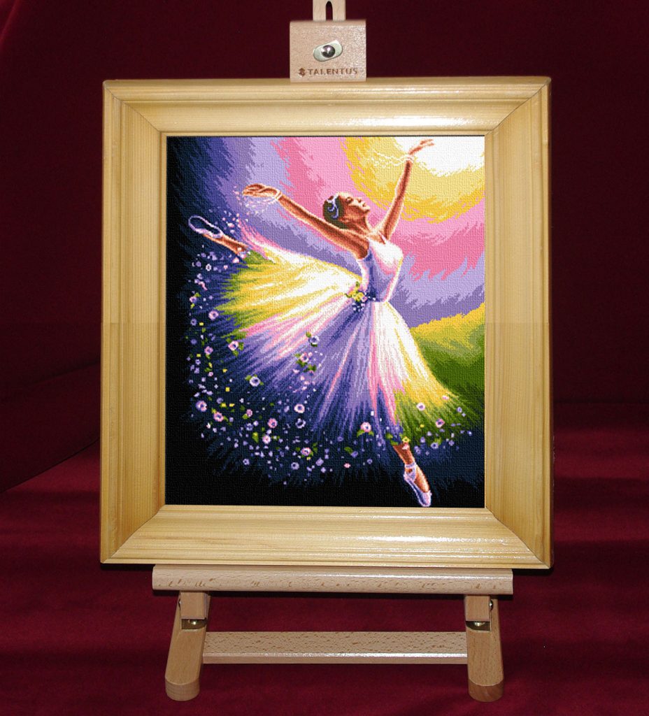 Primavara in pas de dans - Set goblen cod produs: 5.90Culori: 27 Dimensiune: 25 x 27 cm