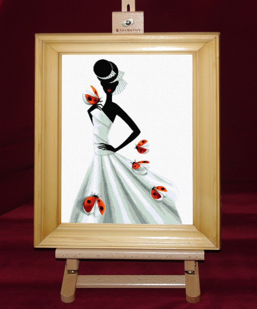 Mireasa gargarita - Set goblen cod produs: 5.91Culori: 13 Dimensiune: 25 x 33 cm