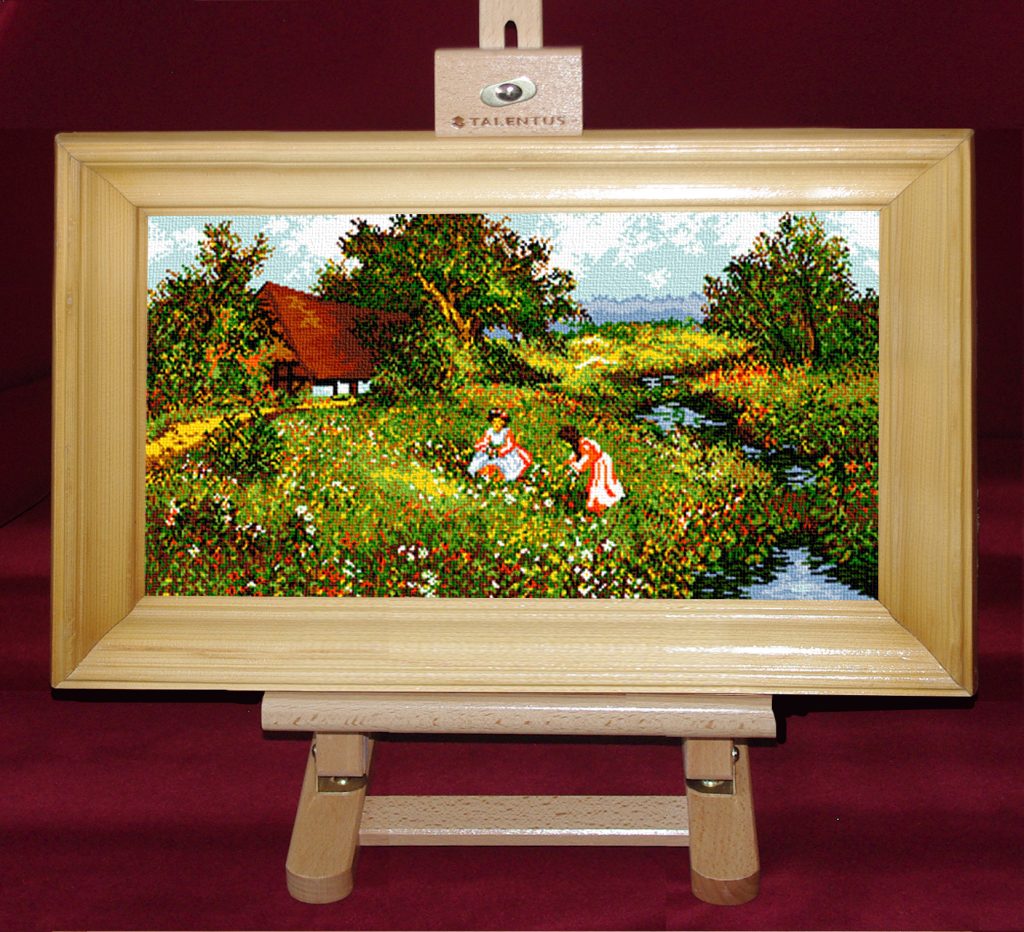 La cules de flori - Set goblen cod produs: 6.19Culori: 16 Dimensiune: 16 x 32 cm