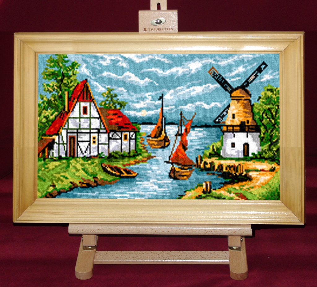 Seara de vara - Set goblen cod produs: 6.32Culori: 22 Dimensiune: 12 x 21 cm