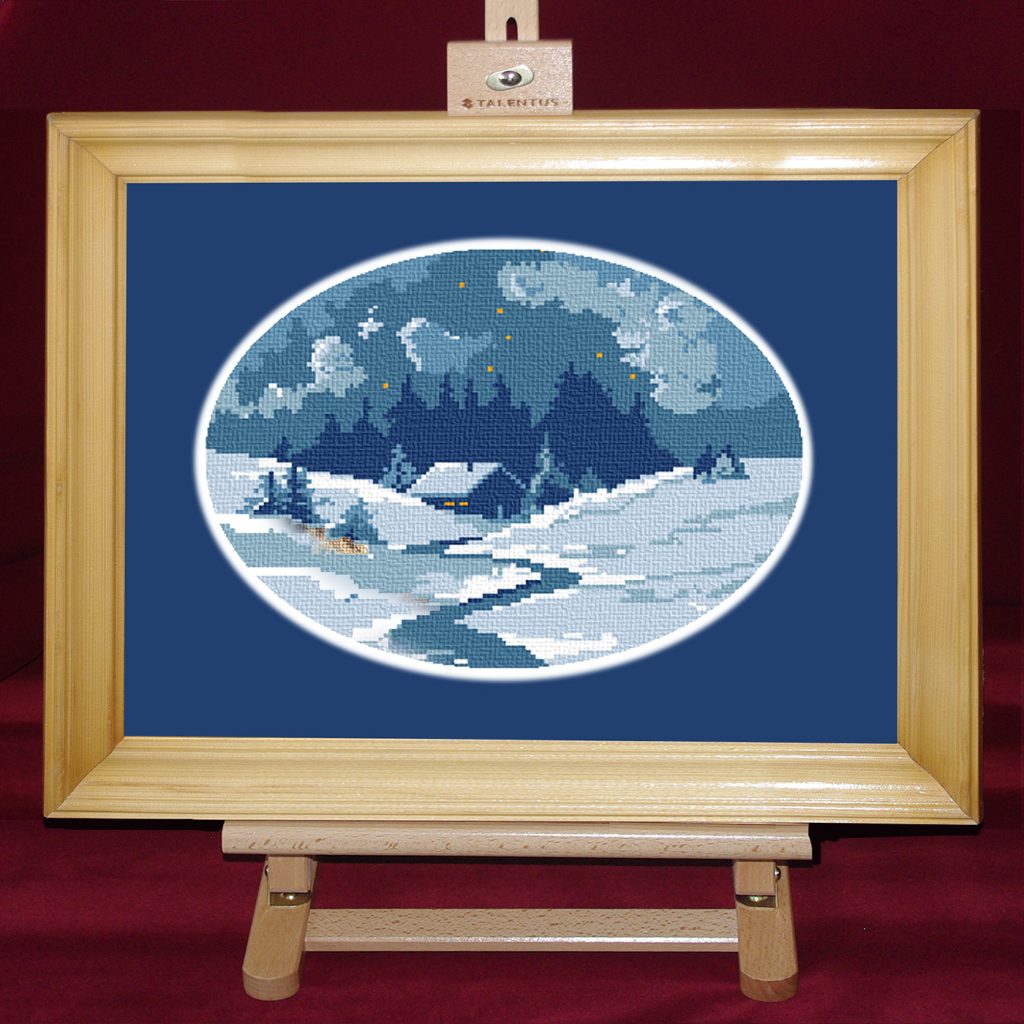 Troiene in munti - Set goblen cod produs: 6.42Culori: 7 Dimensiune: 10 x 13 cm