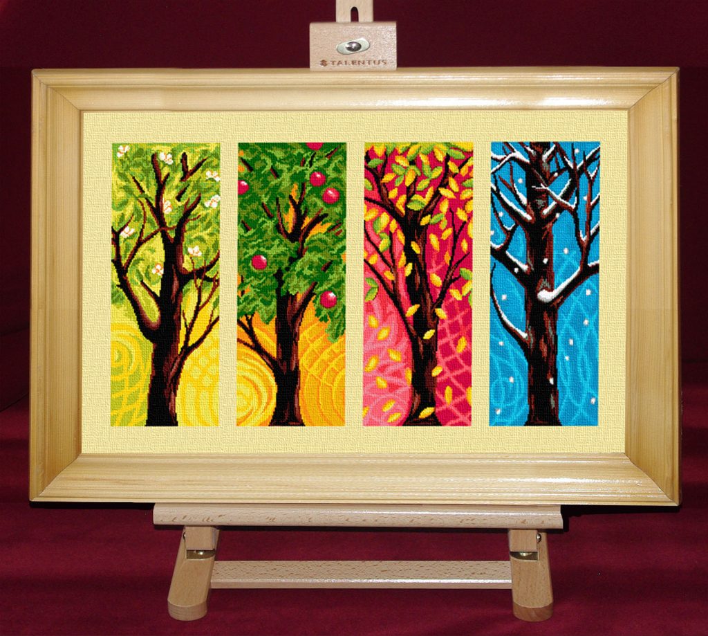 Anotimpurile mele - Set goblen cod produs: 6.52Culori: 24 Dimensiune: 26 x 43 cm