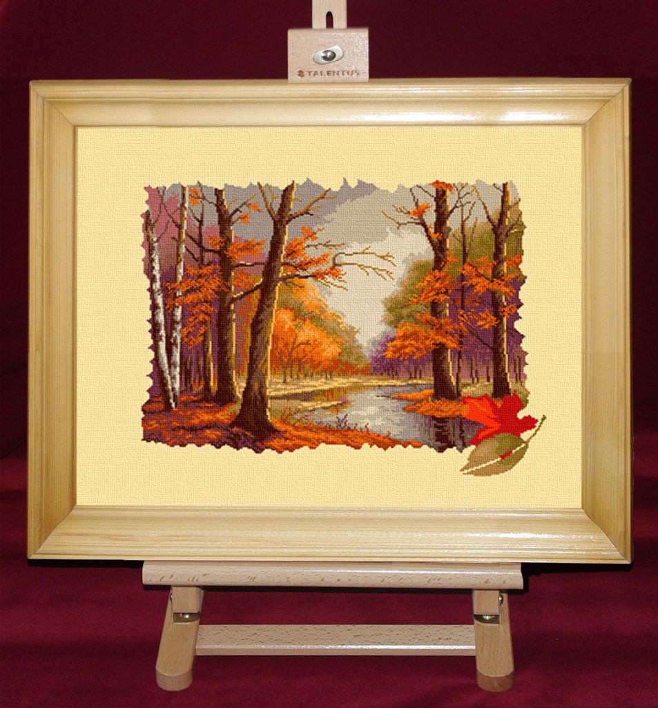 Lunca, toamna - Set goblen cod produs: 6.53Culori: 32 Dimensiune: 25 x 32 cm