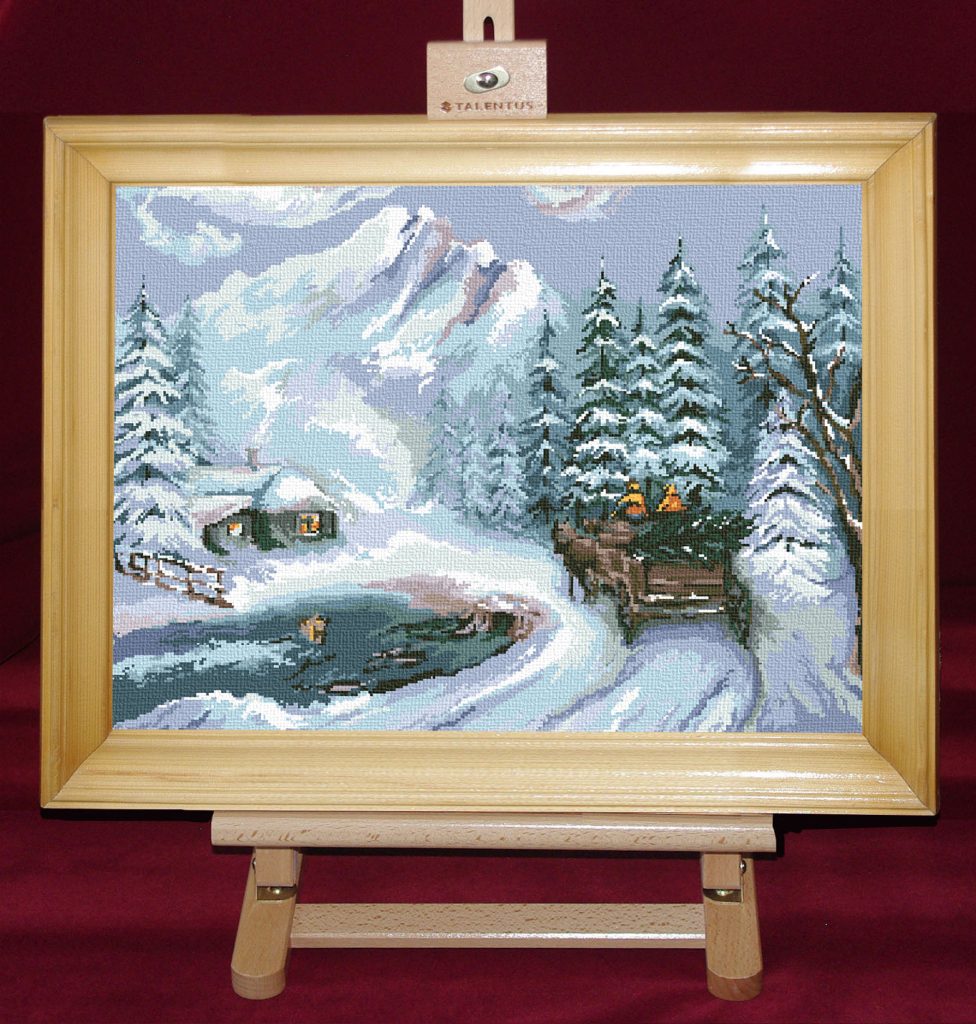 Ajun de Craciun - Set goblen cod produs: 6.64Culori: 25 Dimensiune: 22 x 30 cm