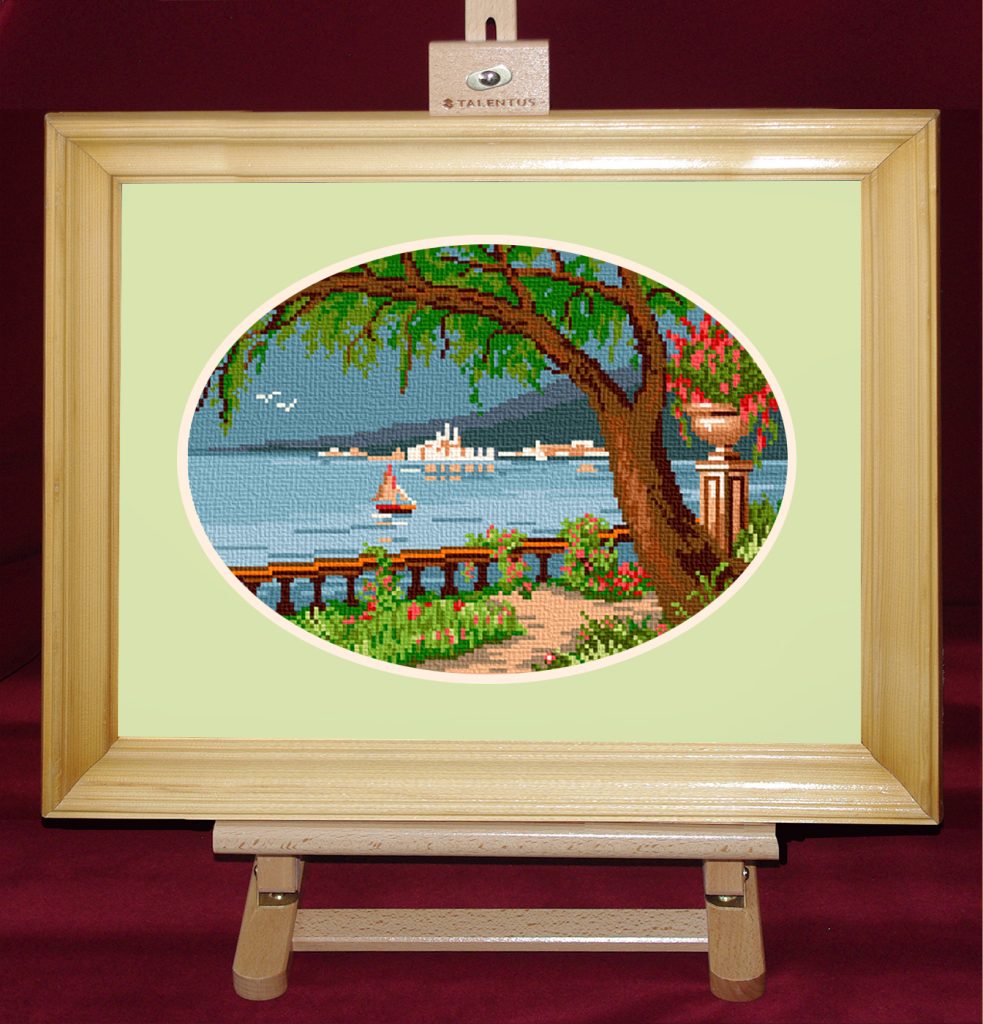 Laguna albastra - Set goblen cod produs: 6.80Culori: 23 Dimensiune: 11 x 15 cm