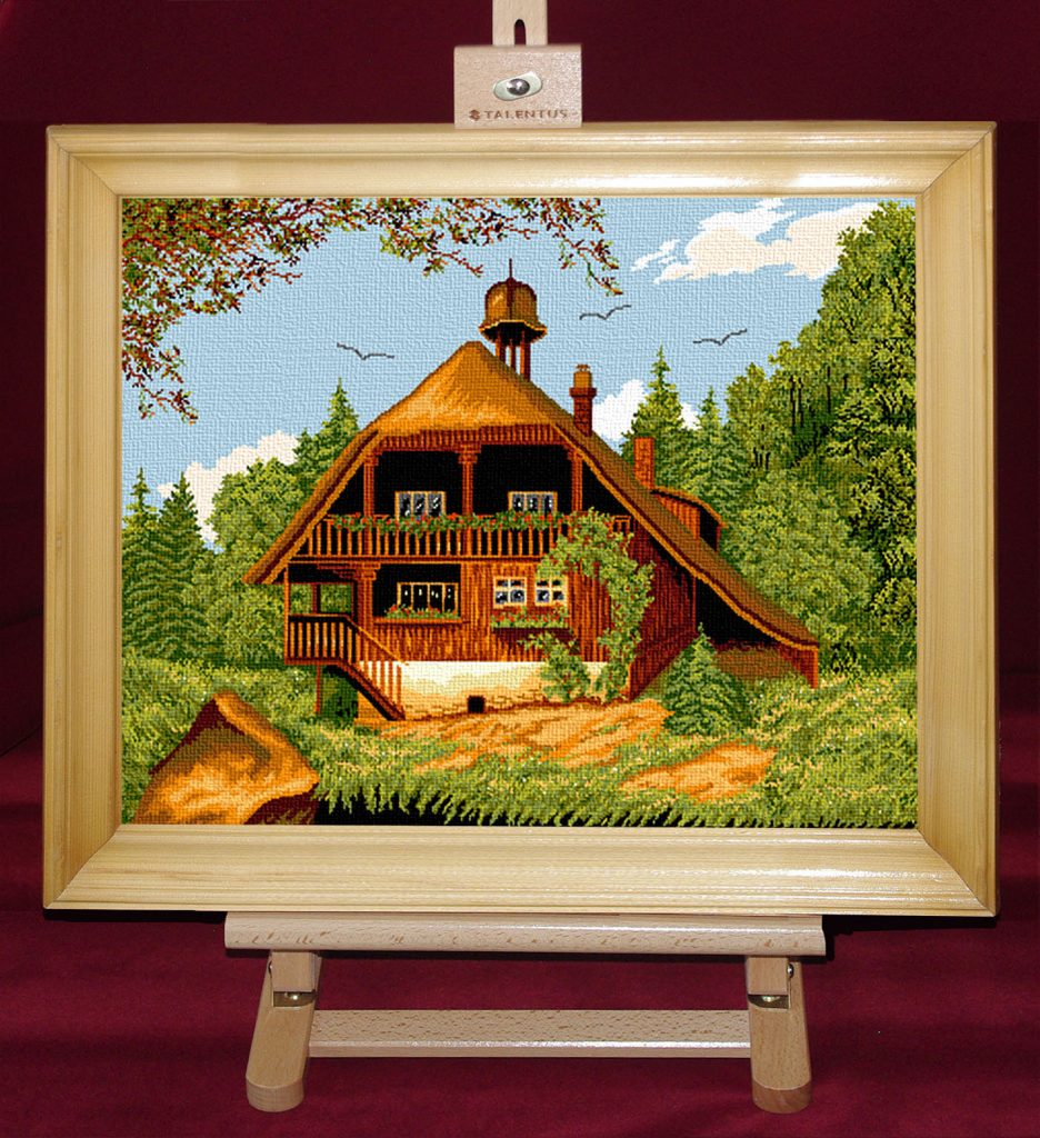 Oaza din munti - Set goblen cod produs: 6.83Culori: 23 Dimensiune: 30 x 39 cm