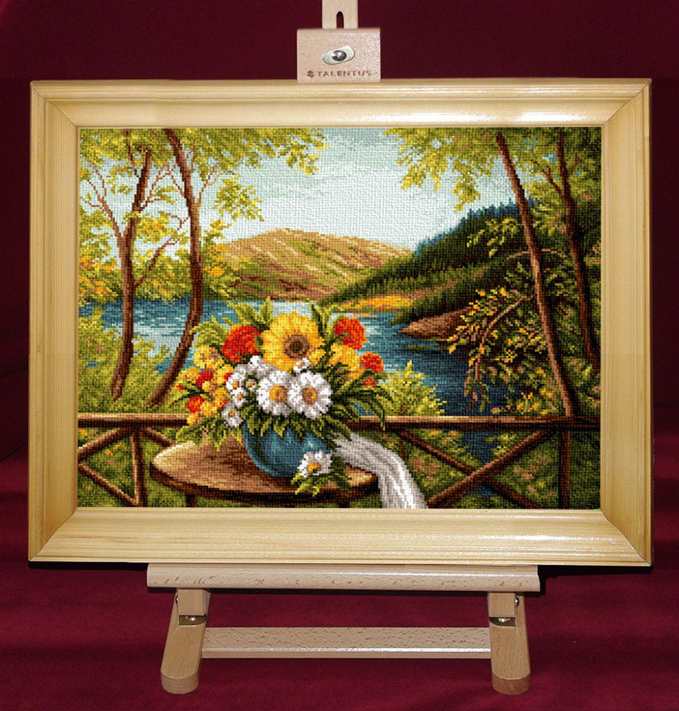 Terasa la munte - Set goblen cod produs: 6.99Culori: 32 Dimensiune: 18 x 24 cm