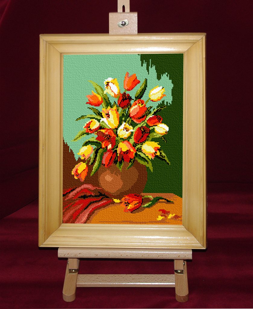 Lalele - Set goblen cod produs: 7.08Culori: 22 Dimensiune: 14 x 19 cm