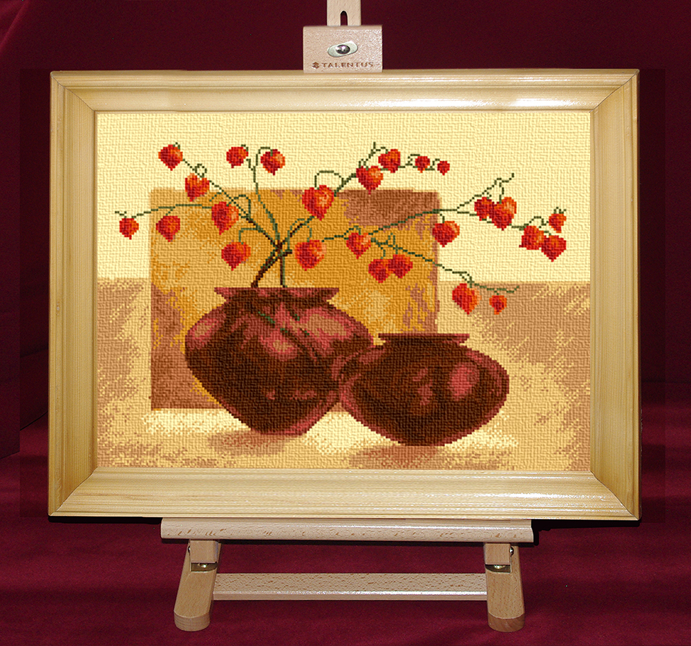 Crengute cu physalis - Set goblen cod produs: 7.89Culori: 18 Dimensiune: 15 x 20 cm