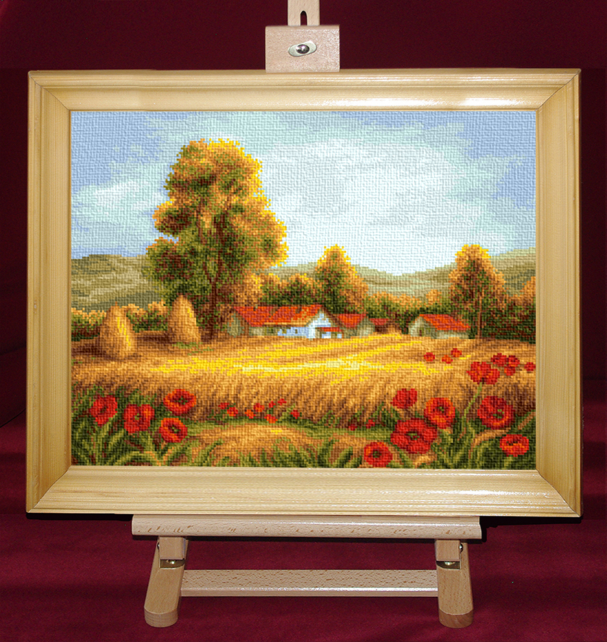 Satul bunicilor - Set goblen cod produs: 8.32Culori: 26 Dimensiune: 16 x 21 cm