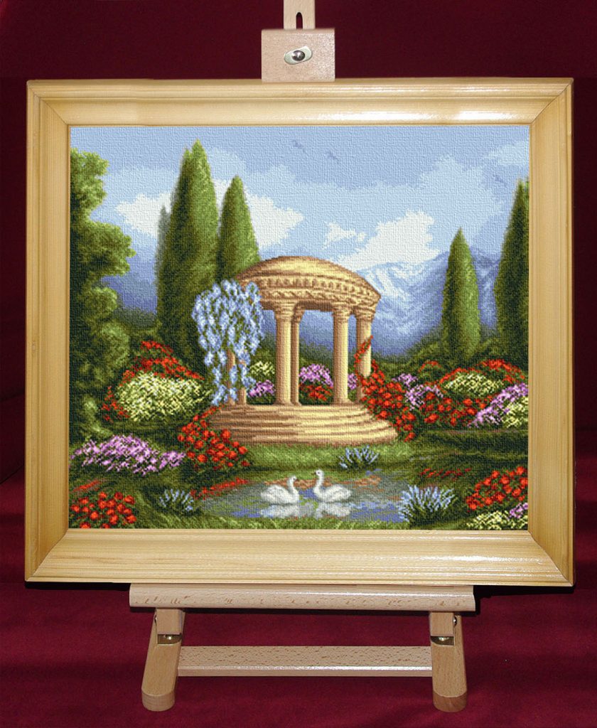 Aproape de rai - Set goblen cod produs: 8.41Culori: 34 Dimensiune: 26 x 28 cm