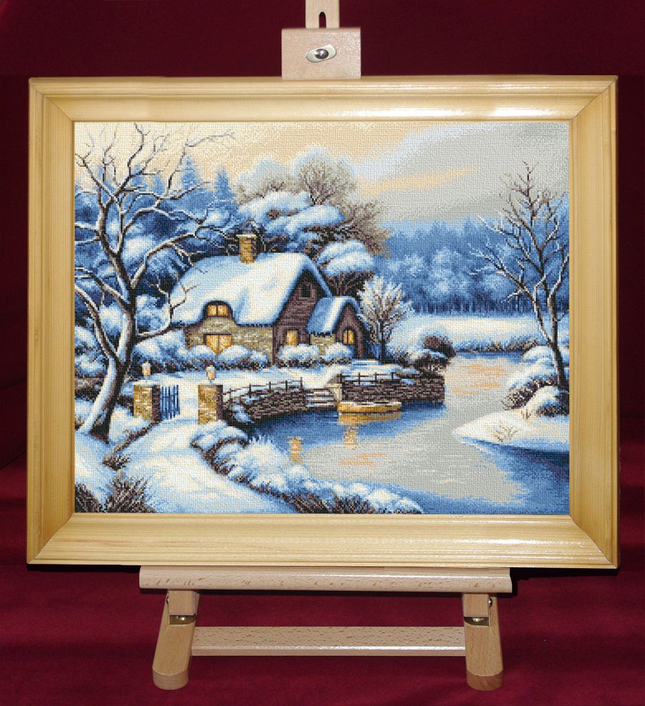 Iarna de cristal - Set goblen cod produs: 8.93Culori: 28 Dimensiune: 24 x 30 cm