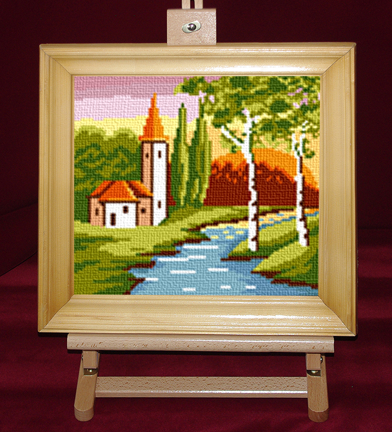 Vara pe lunca - Set goblen cod produs: 10.23Culori: 17 Dimensiune: 9 x 10 cm