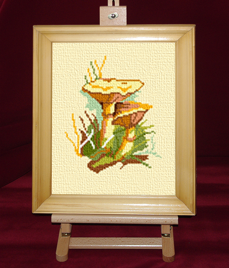 Ciuperci 9 - Set goblen cod produs: 10.43Culori: 12 Dimensiune: 9 x 11 cm