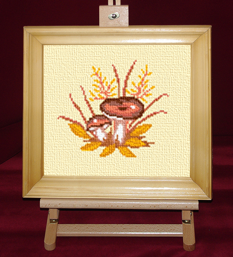 Ciuperci 1 - Set goblen cod produs: 10.44Culori: 12 Dimensiune: 9 x 10 cm