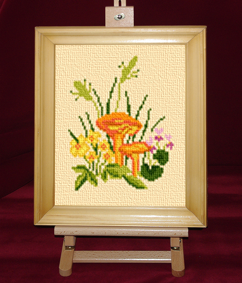 Ciuperci 6 - Set goblen cod produs: 10.49Culori: 12 Dimensiune: 8 x 9 cm