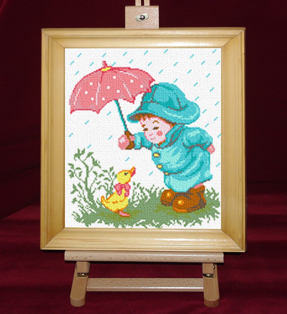 Sub umbrela - Set goblen cod produs: 10.52Culori: 15 Dimensiune: 13 x 15 cm