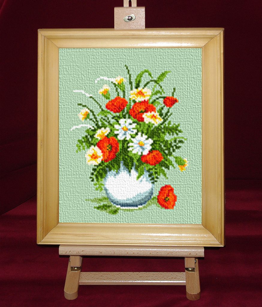 Flori de vara - Set goblen cod produs: 10.70Culori: 17 Dimensiune: 10 x 12 cm