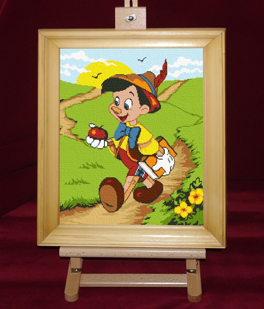 Pinochio - Set goblen cod produs: 10.92 Culori: 15 Dimensiune: 19 x 23 cm
