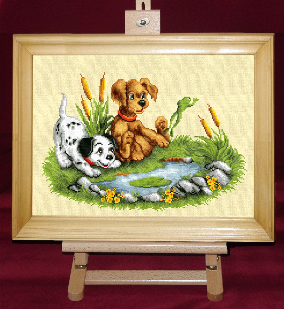 Surpriza din baltoaca - Set goblen cod produs: 11.34 Culori: 25 Dimensiune: 14 x 19 cm